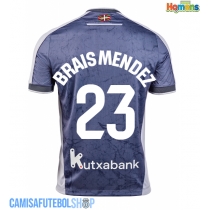 Camisa de time de futebol Real Sociedad Brais Mendez #23 Replicas 2º Equipamento 2025-26 Manga Curta
